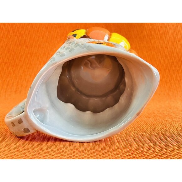 Joanna Parker Owl~Pumpkin Halloween Ceramic Creamer/Milk Jug ~ Displayed Only - Picture 9 of 10